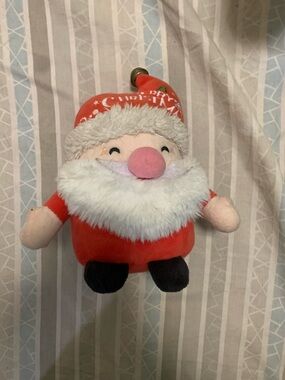 Plush Santa Stuffed Animal - Red & White Holiday Toy